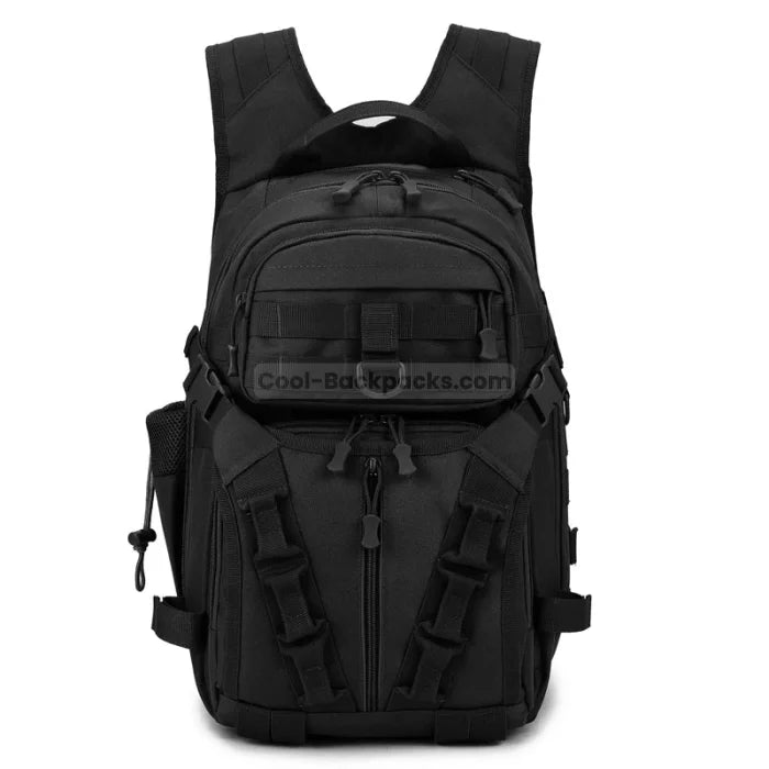 Fishing Backpack with Rod Holders - Black