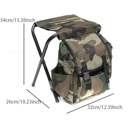 Fishing Chair Backpack - Camouflage