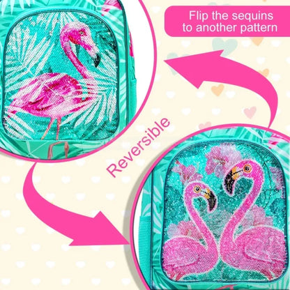 Flamingo Rolling Backpack