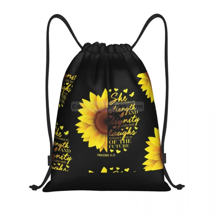 Floral Drawstring Backpack - Color 3