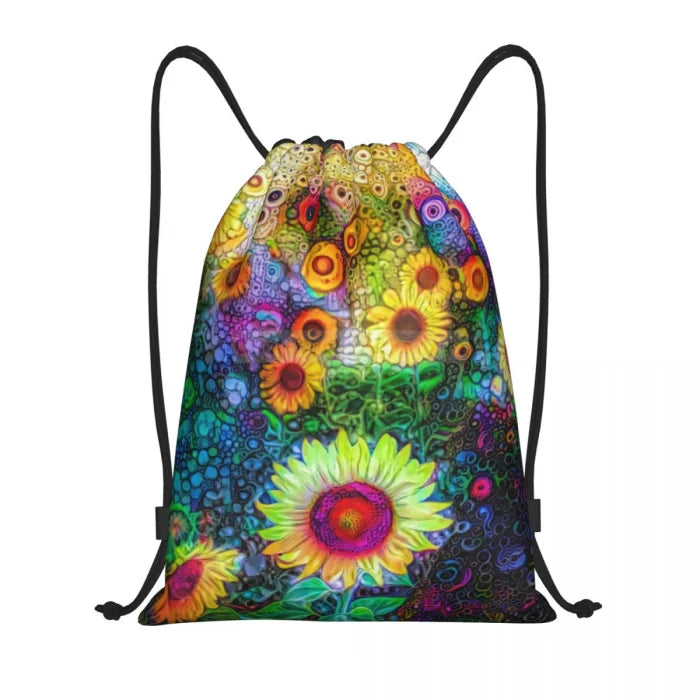 Floral Drawstring Backpack - Color 7