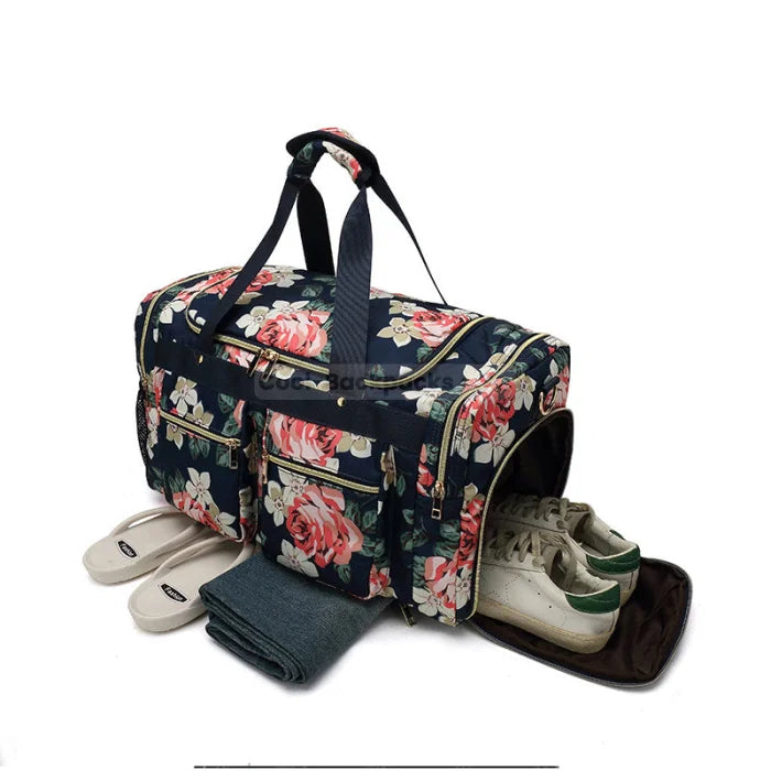 Floral Duffel Bag