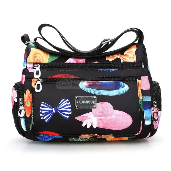 Floral Messenger Bag - 1