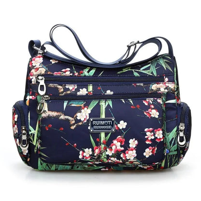 Floral Messenger Bag