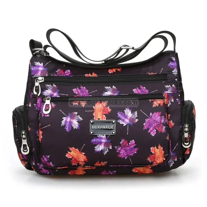 Floral Messenger Bag - 6