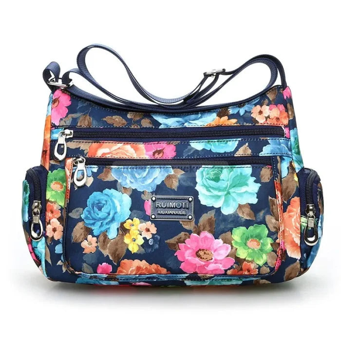 Floral Messenger Bag - 7