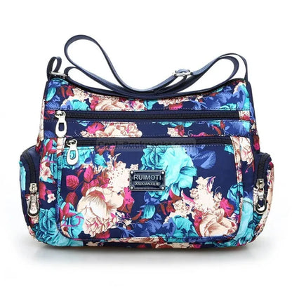 Floral Messenger Bag - 8