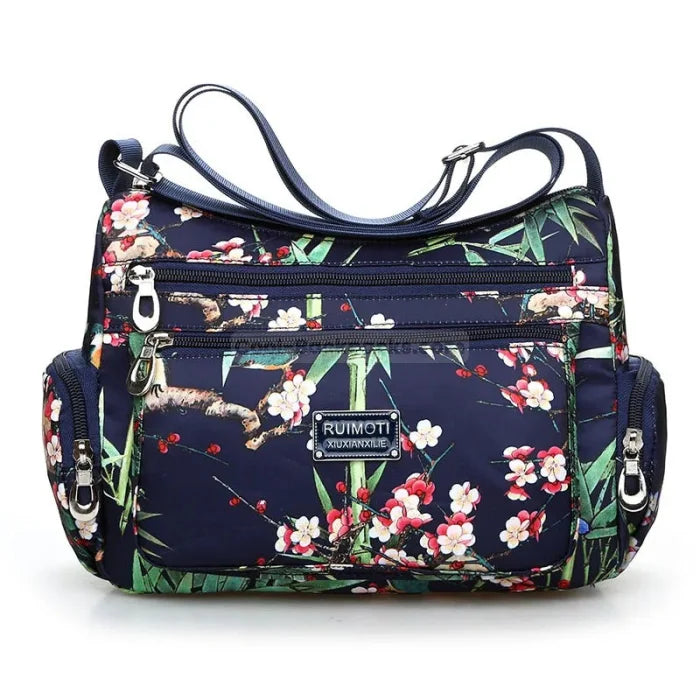 Floral Messenger Bag - 9