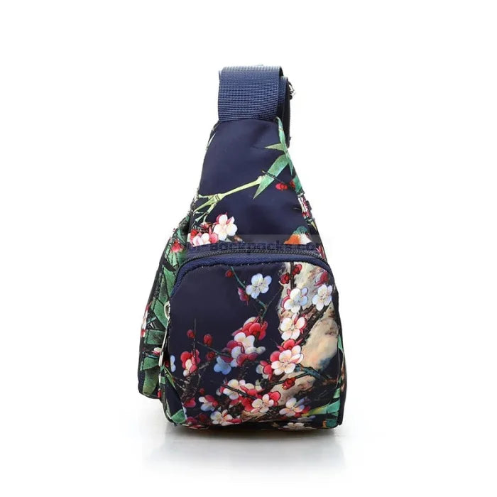 Floral Messenger Bag