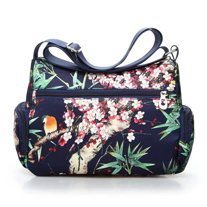 Floral Messenger Bag