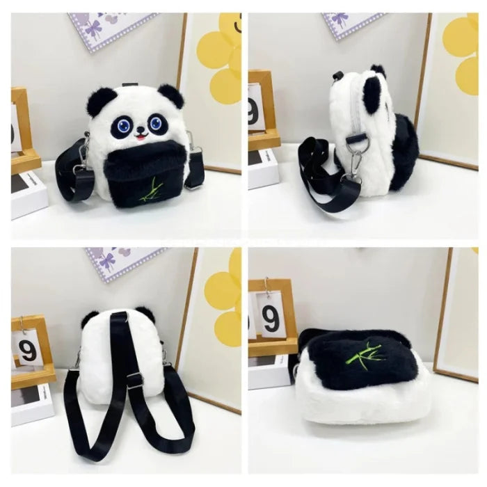 Fluffy Panda Backpack