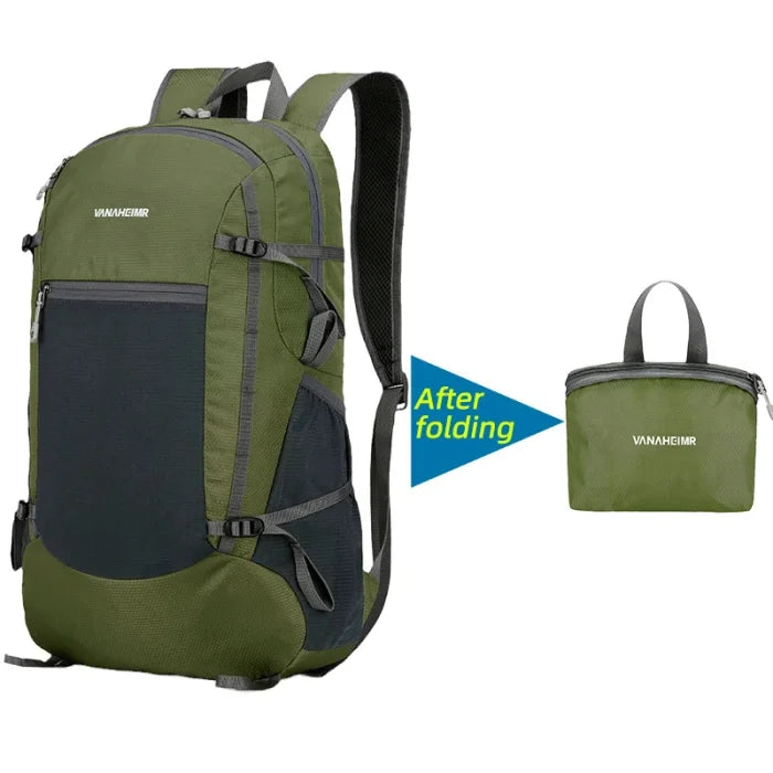 Foldable Hiking Backpack - Khaki