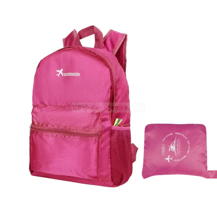 Foldable Travel Backpack - Rose