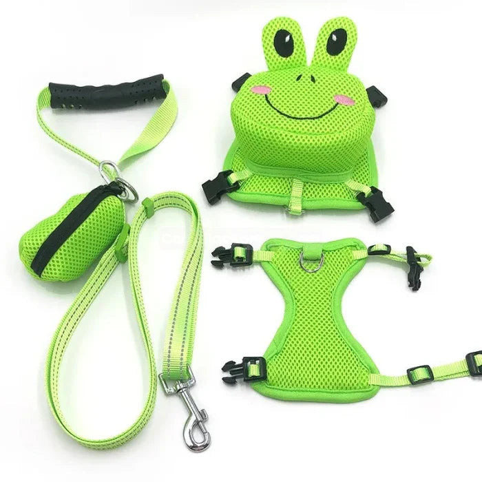 Frog Backpack Leash - Color 1 / S