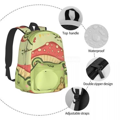 Frog Mushroom Backpack