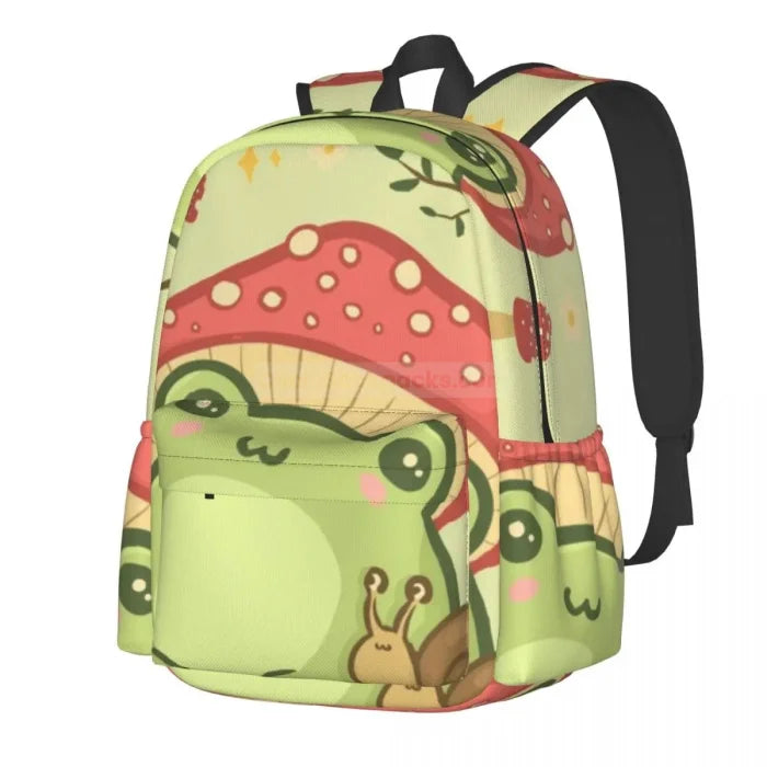 Frog Mushroom Backpack - Color 1 / 20 inches