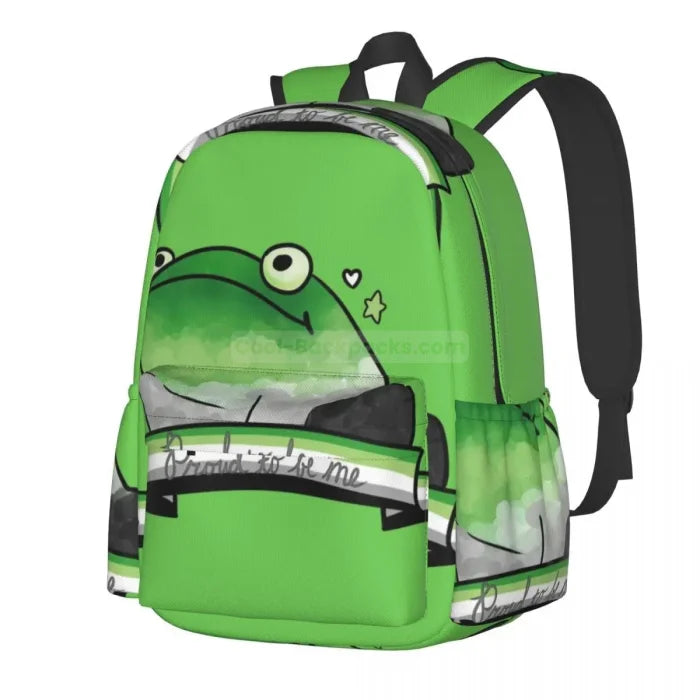 Frog Mushroom Backpack - Color 2 / 20 inches