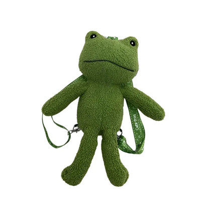 Frog Plush Backpack