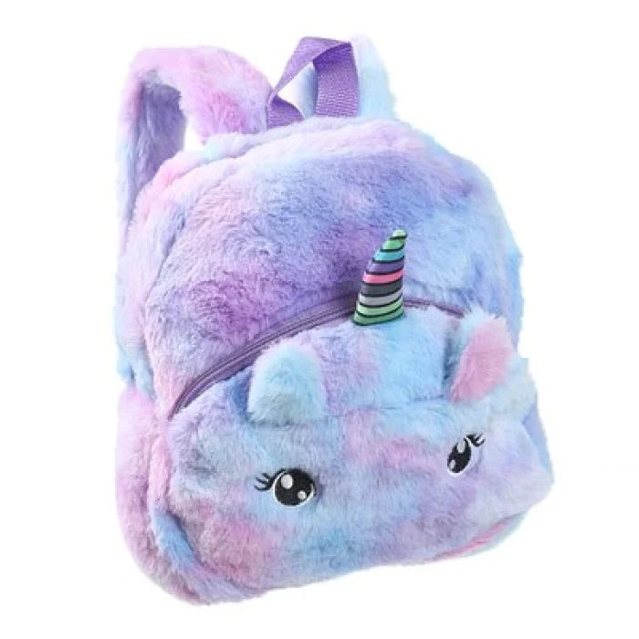 Fur Unicorn Backpack - Purple (25x23x6cm)