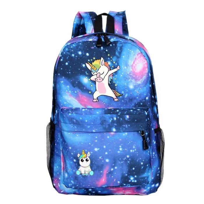 Galaxy Dabbing Unicorn Backpack