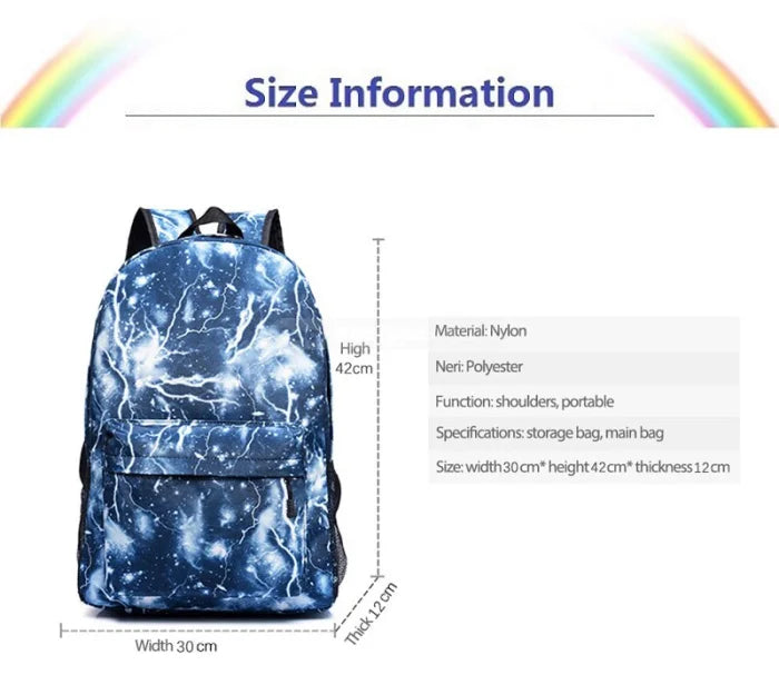 Galaxy Dabbing Unicorn Backpack