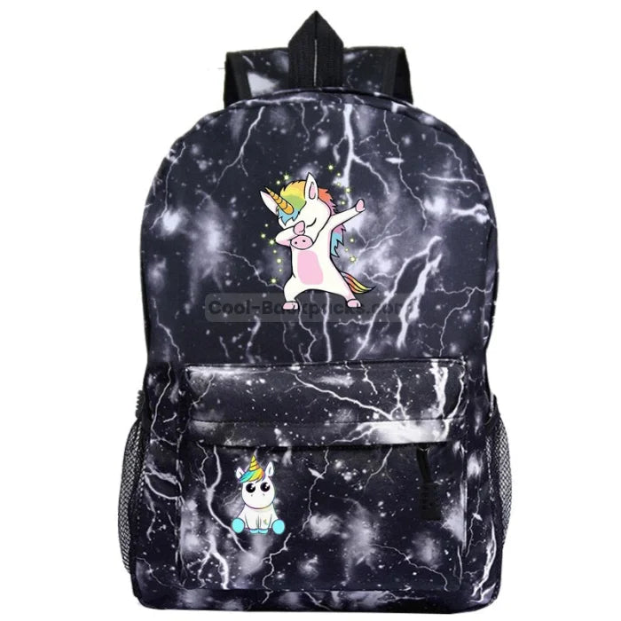 Galaxy Dabbing Unicorn Backpack - 7