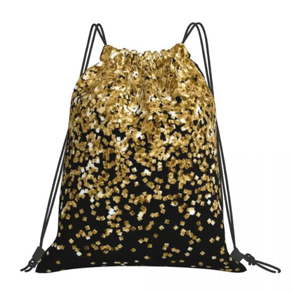 Gold Drawstring Backpack