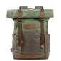 Green Canvas Backpack