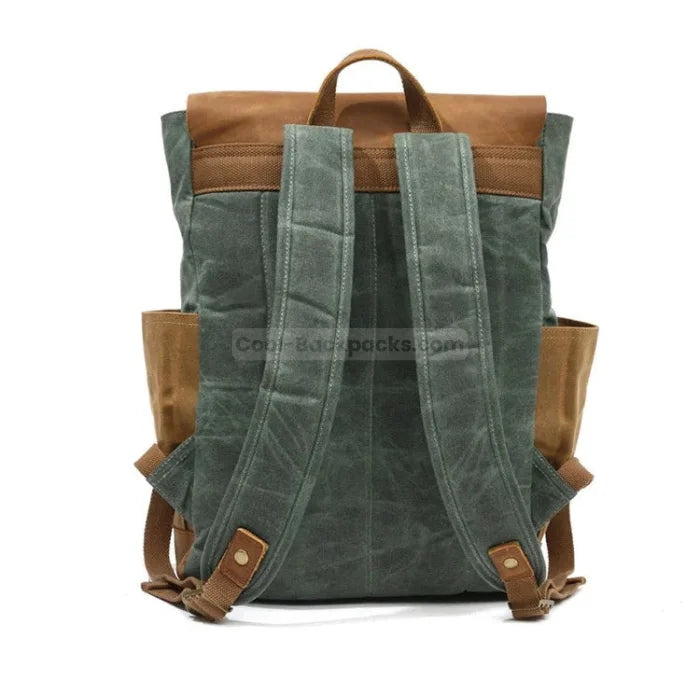 Green Canvas Rucksack