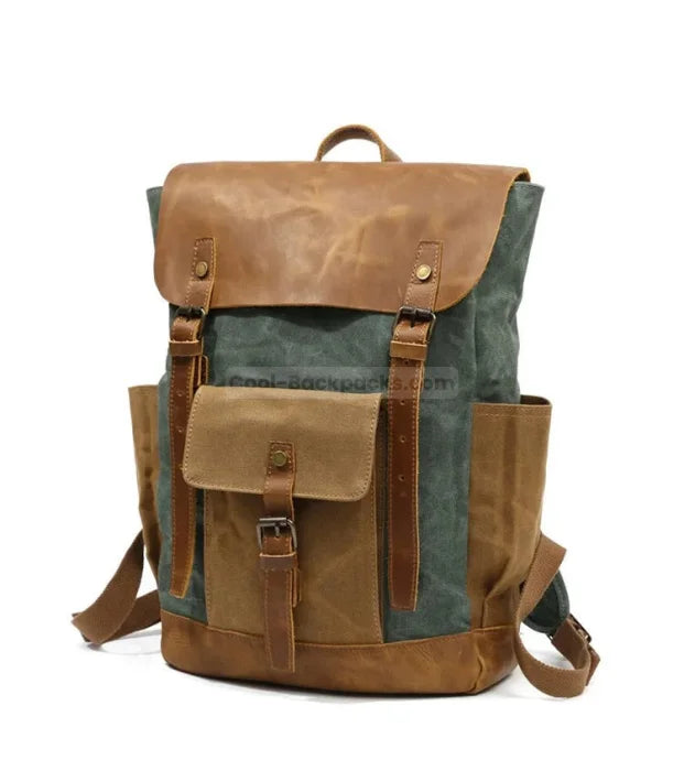 Green Canvas Rucksack