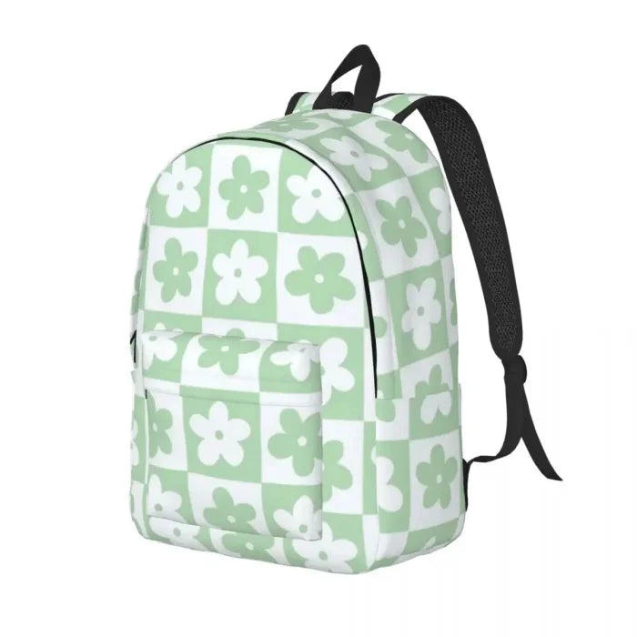 Green Flower Backpack