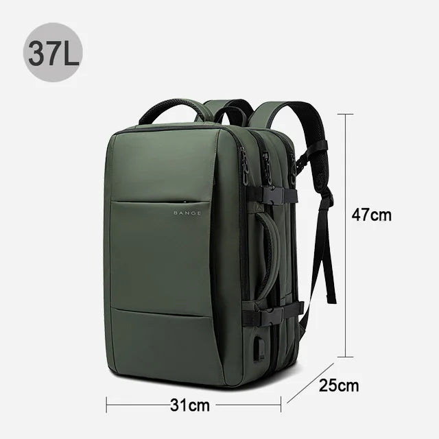 Green Laptop Backpack - Small