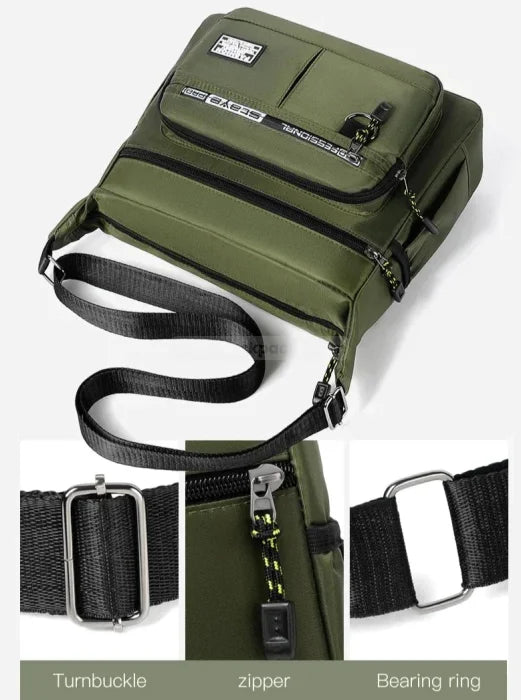 Green Messenger Bag