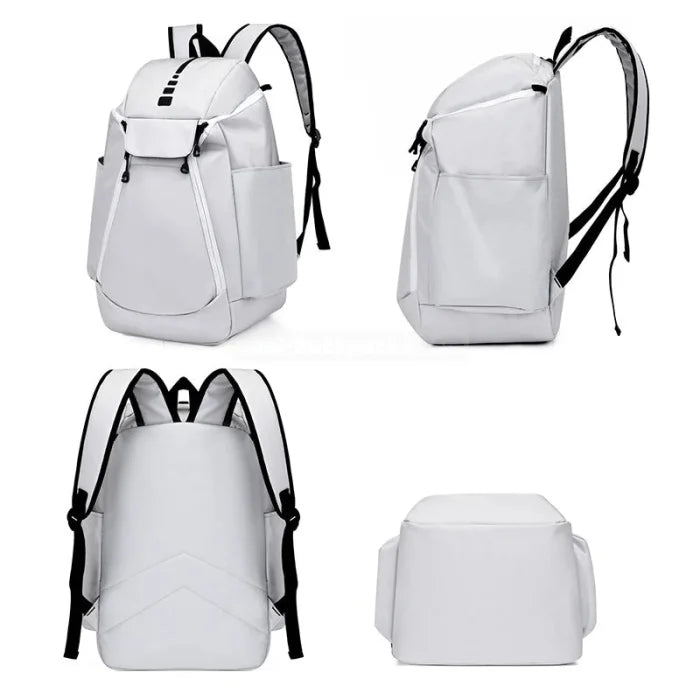 Grey Basketball Backpack - Gray