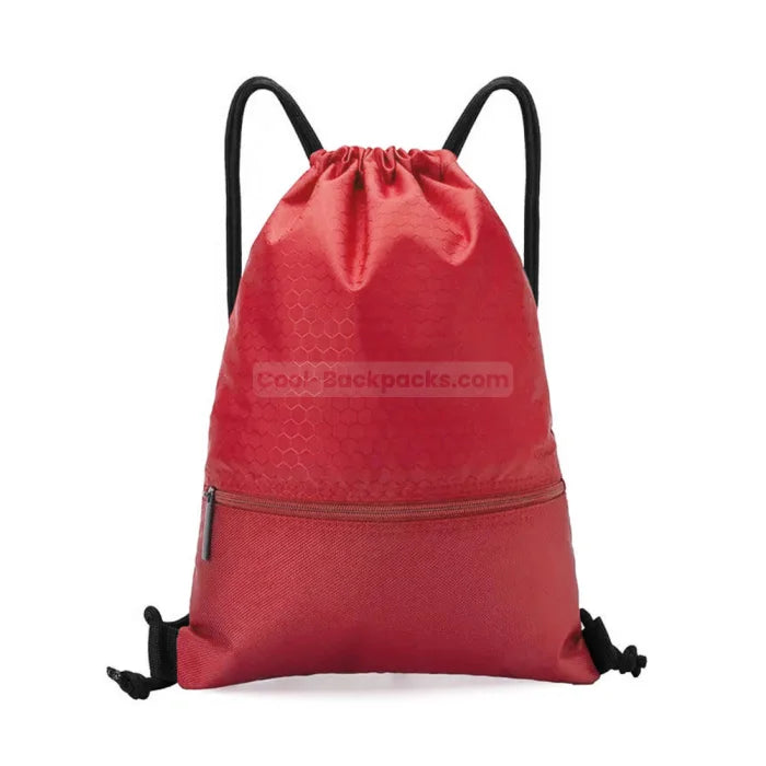 Gym Drawstring Backpack - Red