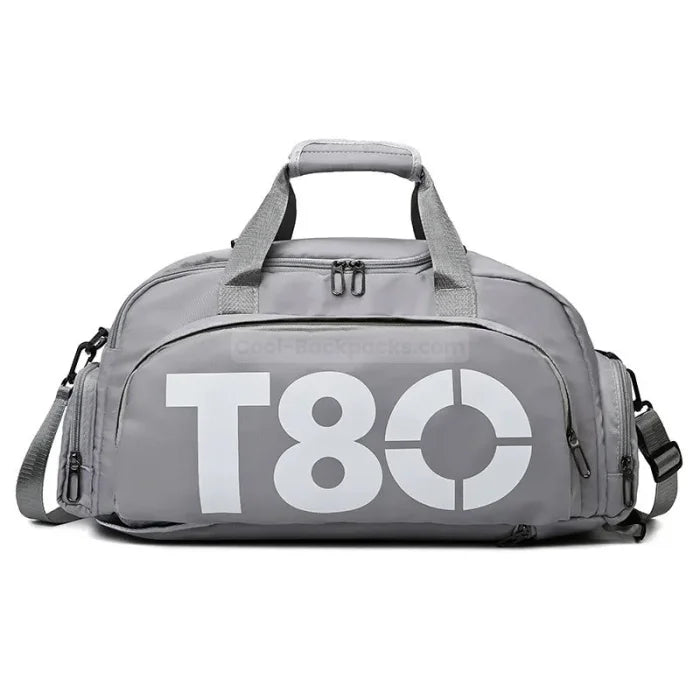 Gym Duffle Backpack - Dark Grey