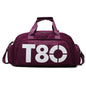 Gym Duffle Backpack - dark purple