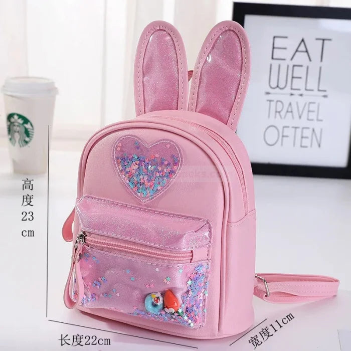 Happy Bunny Backpack - Pink large