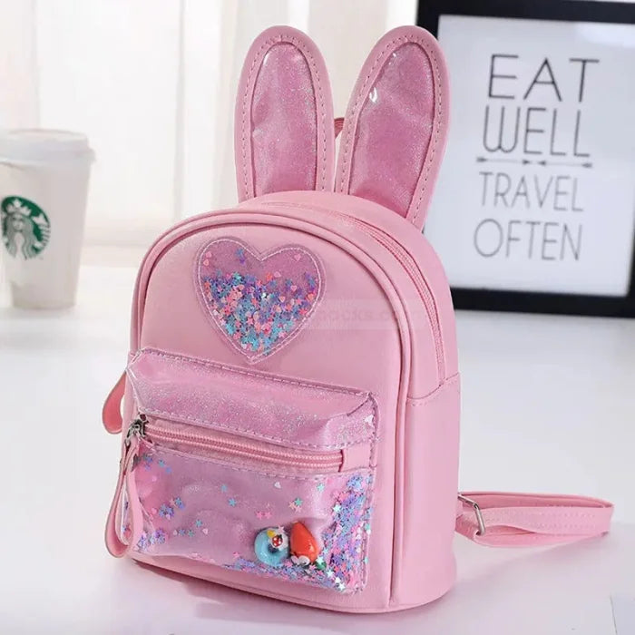 Happy Bunny Backpack - Pink small