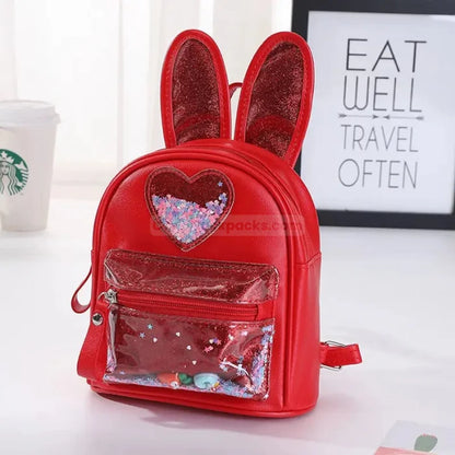 Happy Bunny Backpack - Red small