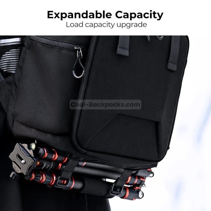 Hard Shell Camera Backpack - Black