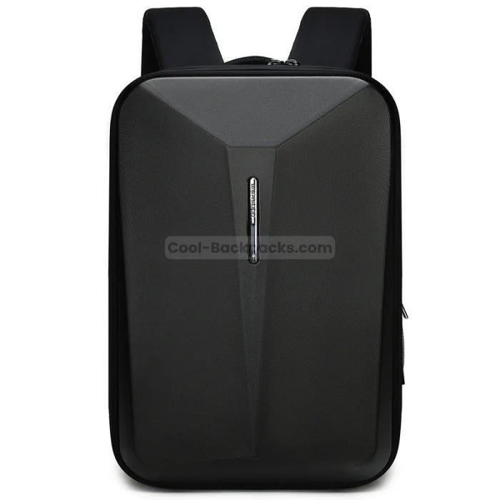 Hard Shell Travel Backpack - Black / Small