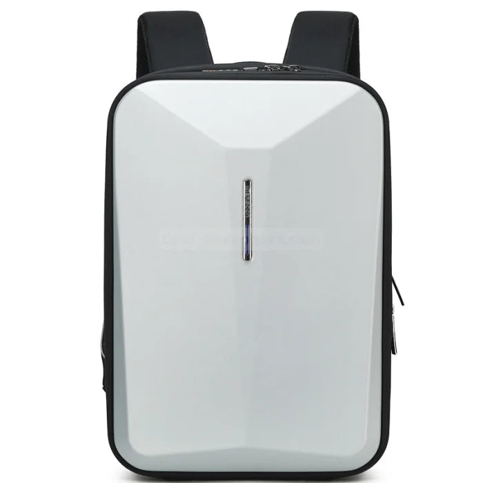 Hard Shell Travel Backpack - White / Small