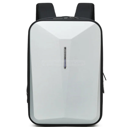 Hard Shell Travel Backpack - White / Small