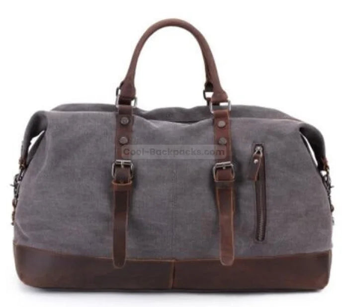 High End Duffel Bag - Gray