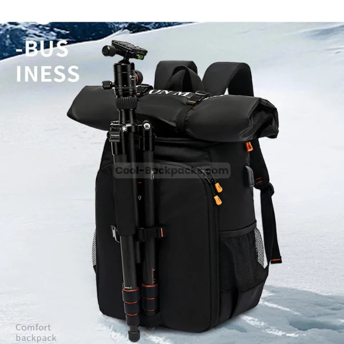 Hiking Camera Backpack - Black