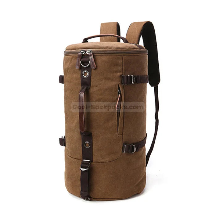 Hiking Duffel Backpack - Brown