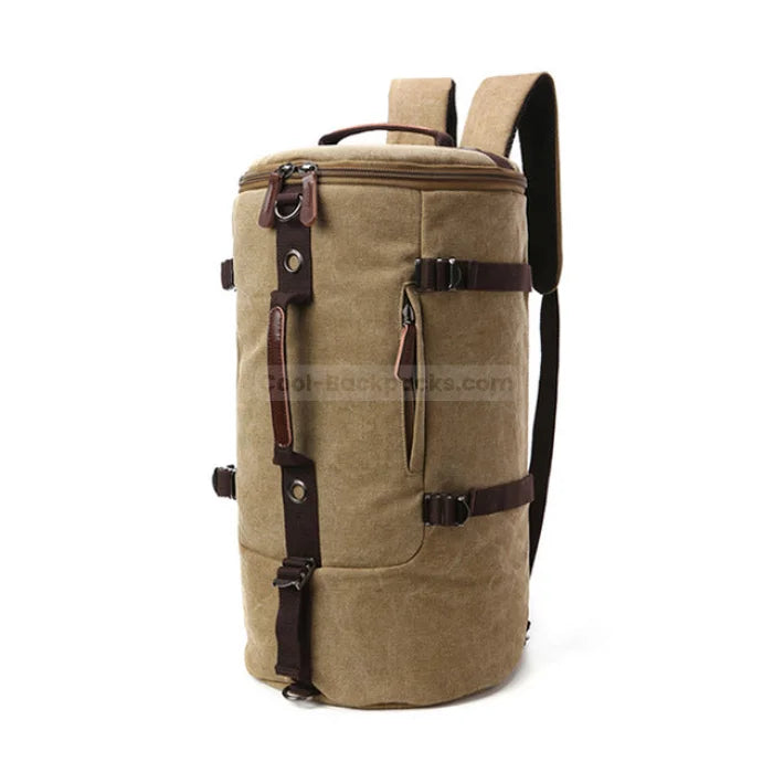 Hiking Duffel Backpack - Khaki