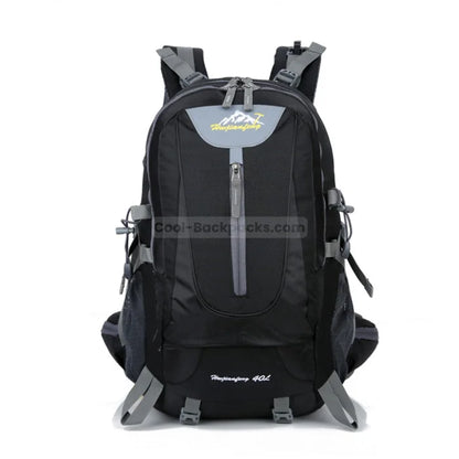 Hiking Laptop Backpack - Black