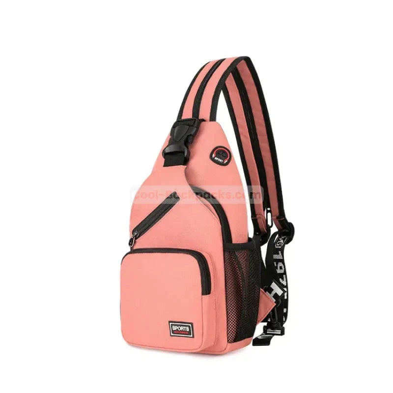 Hiking Sling Backpack - Pink